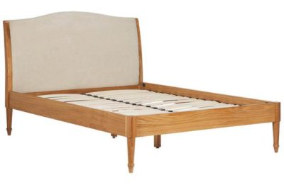 Heart of House Ketton Upholstered Kingsize Bed Frame - Oak